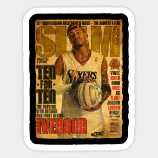 ALLEN IVERSON TEN FOR TEN Sticker